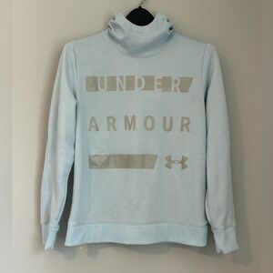 Under Armour ColdGear Loose Fit Hoodie - Light Blue - Size Small